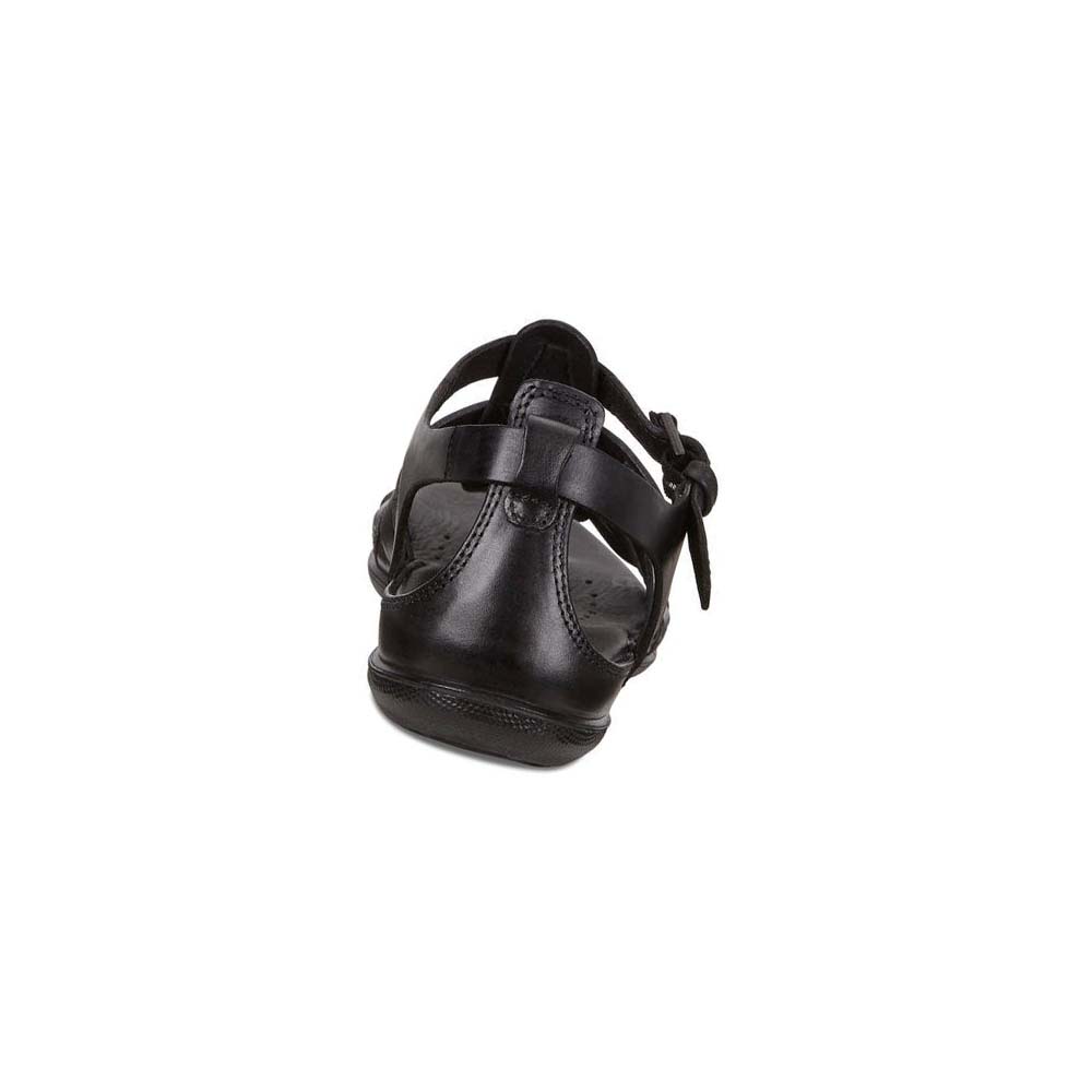 Women's Ecco Flash Flat Sandals Black | Canada 178JPQ